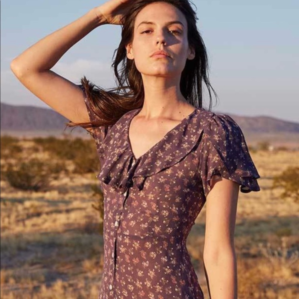 CHRISTY DAWN Daisy Dress in Purple Floral